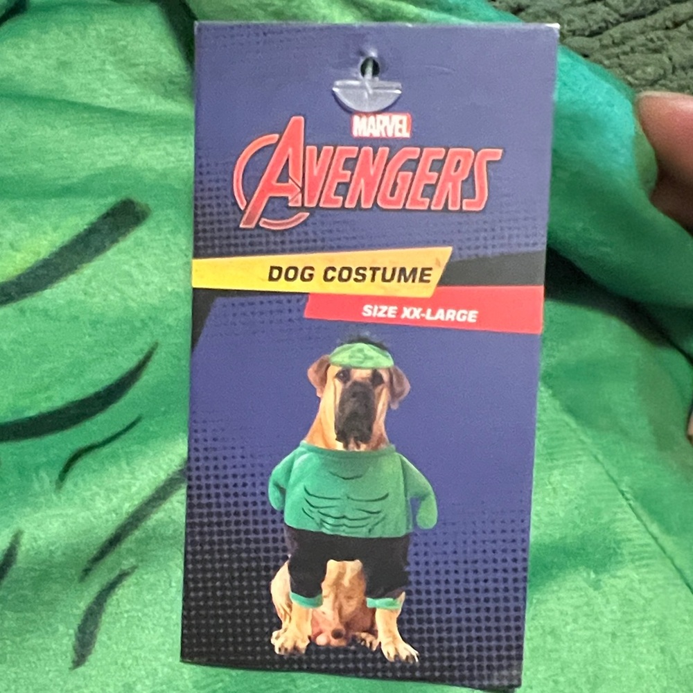 Marvel Green and Black Hulk Dog Costume - Avengers Pet Outfit